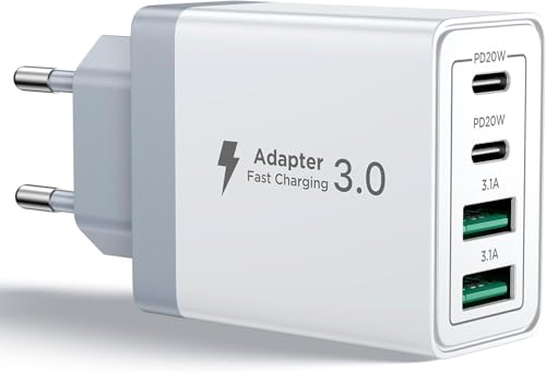 Caricatore USB C Rapido 40W 4 Porte