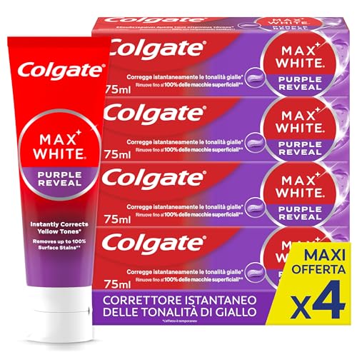 Colgate Dentifricio Sbiancante Max White Purple