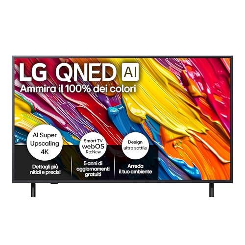 LG QNED AI QNED84 50 pollici Smart TV 4K