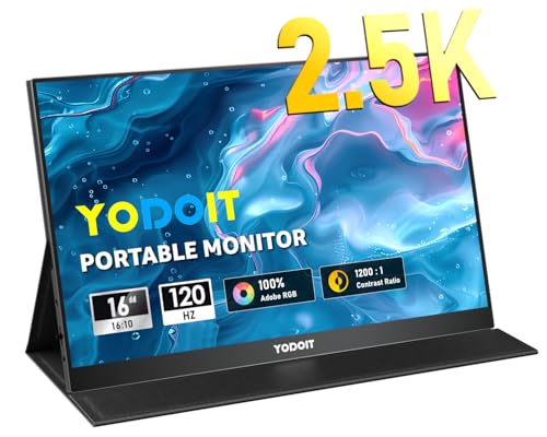 Yodoit Monitor portatile 16" QHD