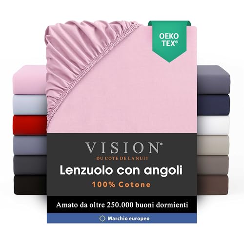 VISION Lenzuolo con angoli 100% cotone
