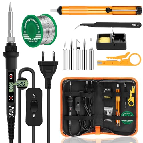Kit Saldatore a Stagno 80W LCD Regolabile