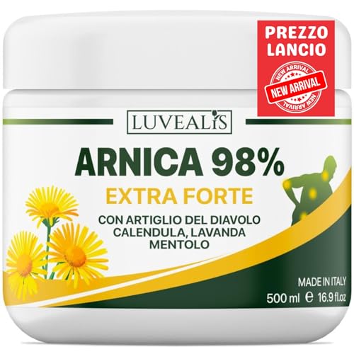 Arnica Gel Extra Forte 500ml per Uso Umano
