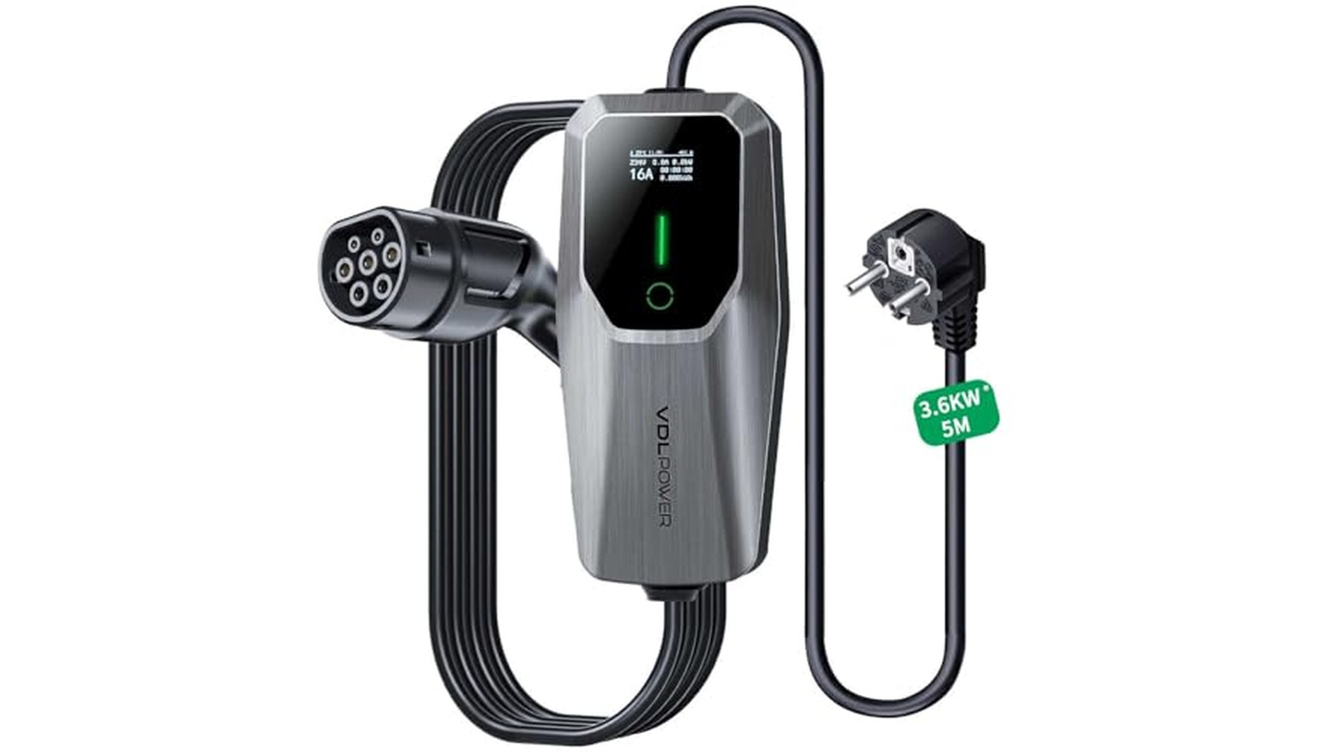 Cavo Ricarica Auto Elettrica 3,6 KW Tipo 2