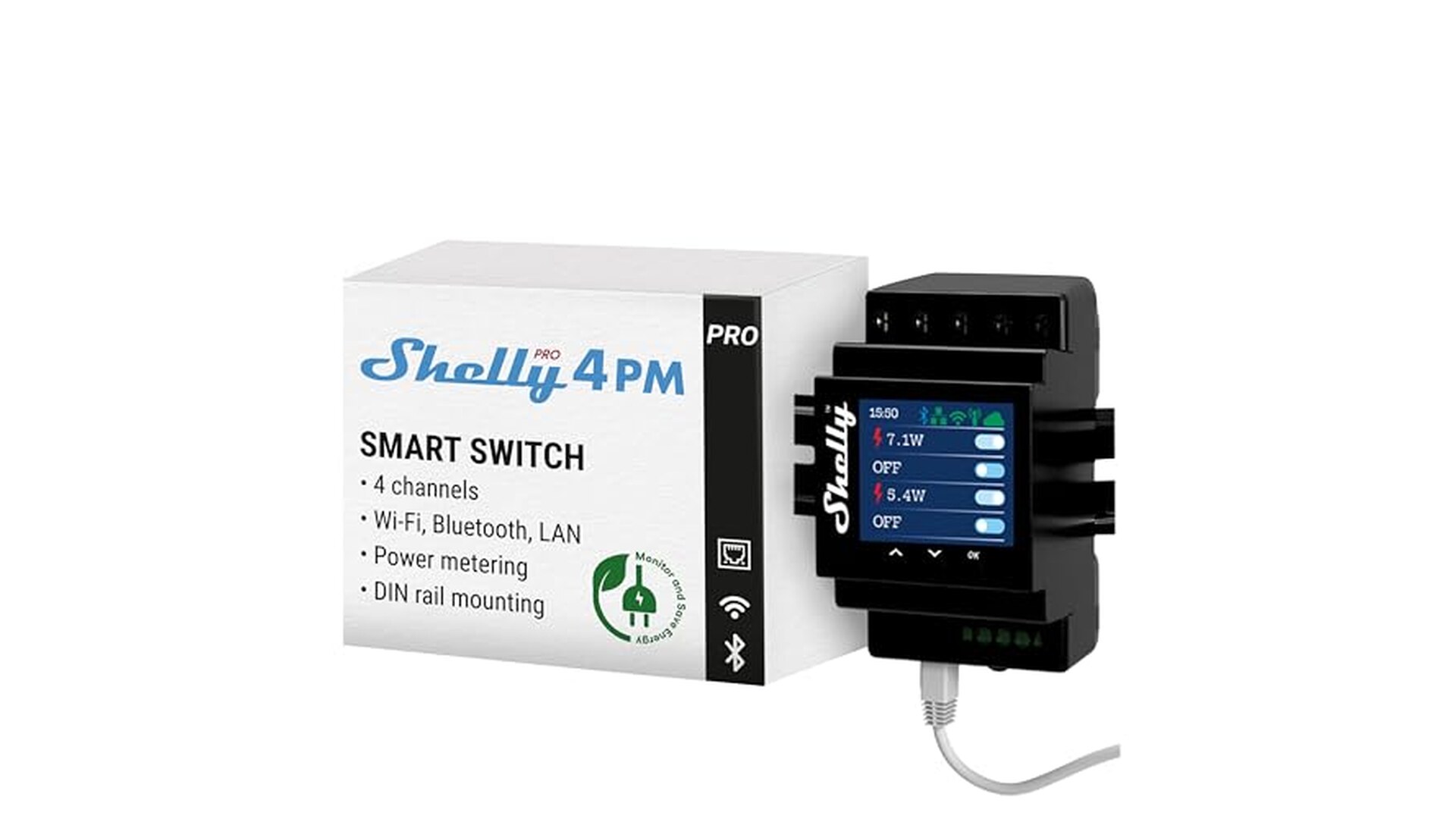 Shelly Pro 4PM Interruttore Intelligente