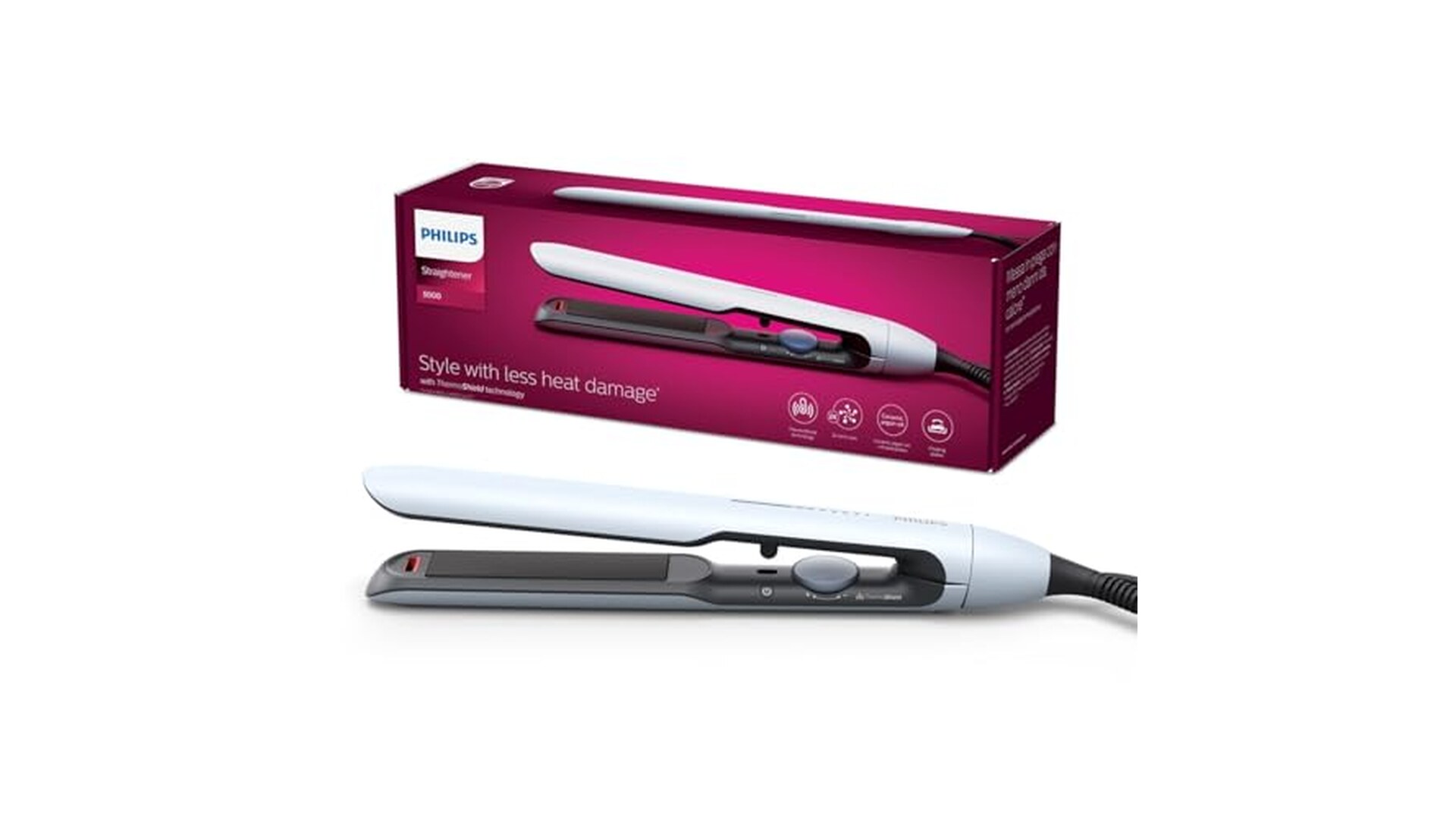 Piastra per capelli Philips serie 5000, BHS520/00