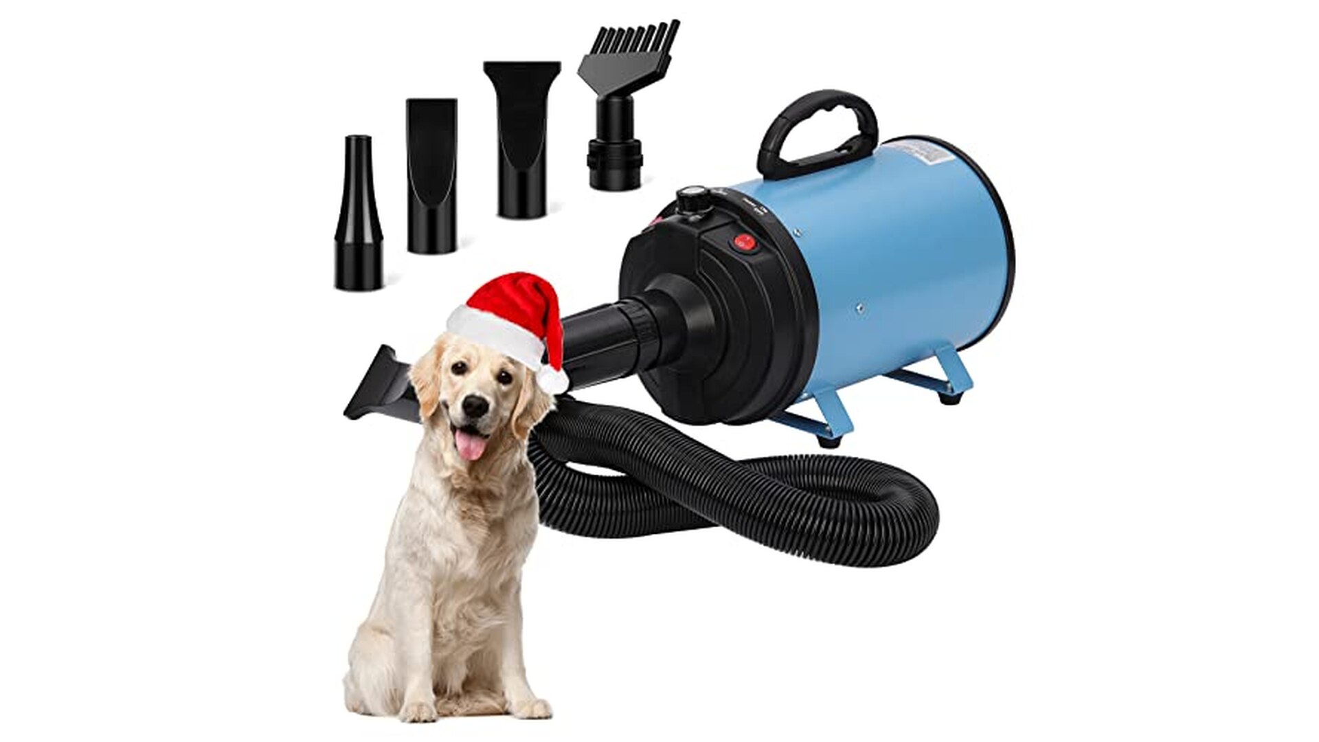 XKISS Soffiatore per Cani 3200W con Ugelli Diversi