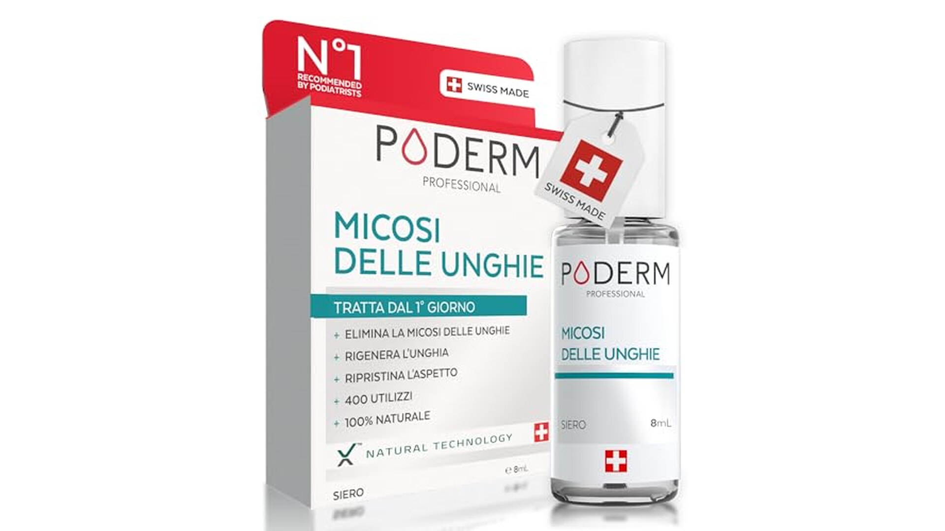 Poderm Trattamento Micosi Unghie 2 in 1