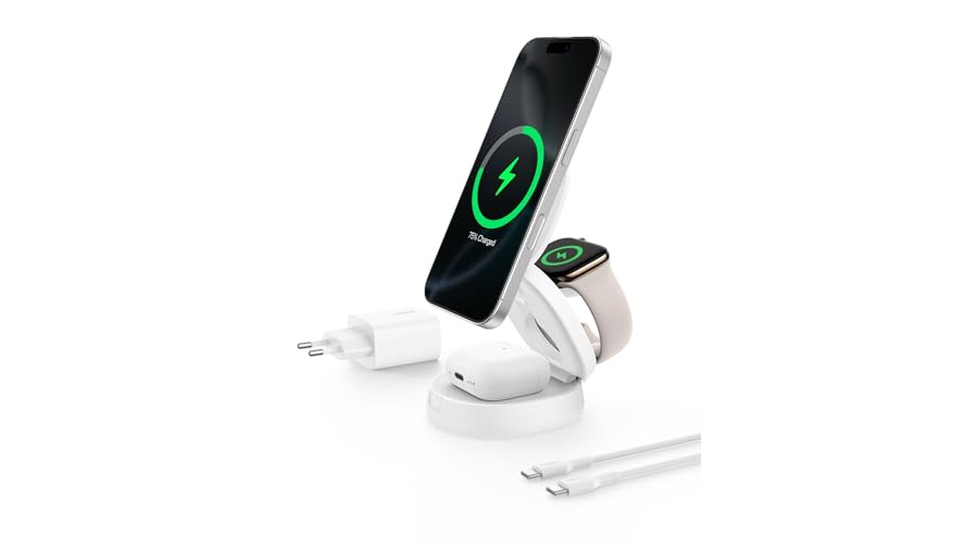 Belkin BoostCharge Caricatore Wireless 3 in 1