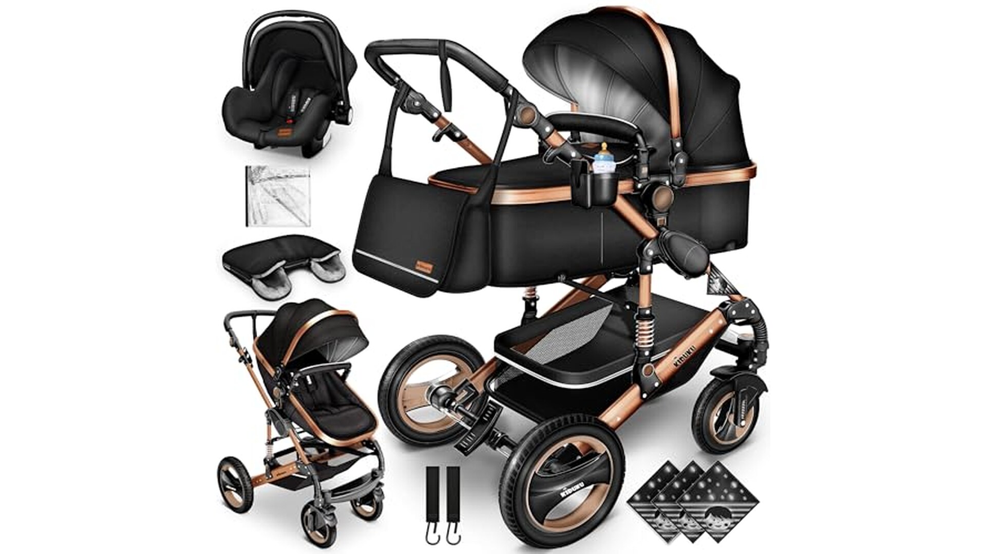 KIDUKU 3 in 1 Passeggino Completo Trio