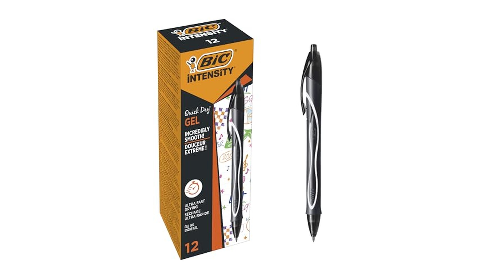 BIC Intensity Quick Dry Penne Gel Nere