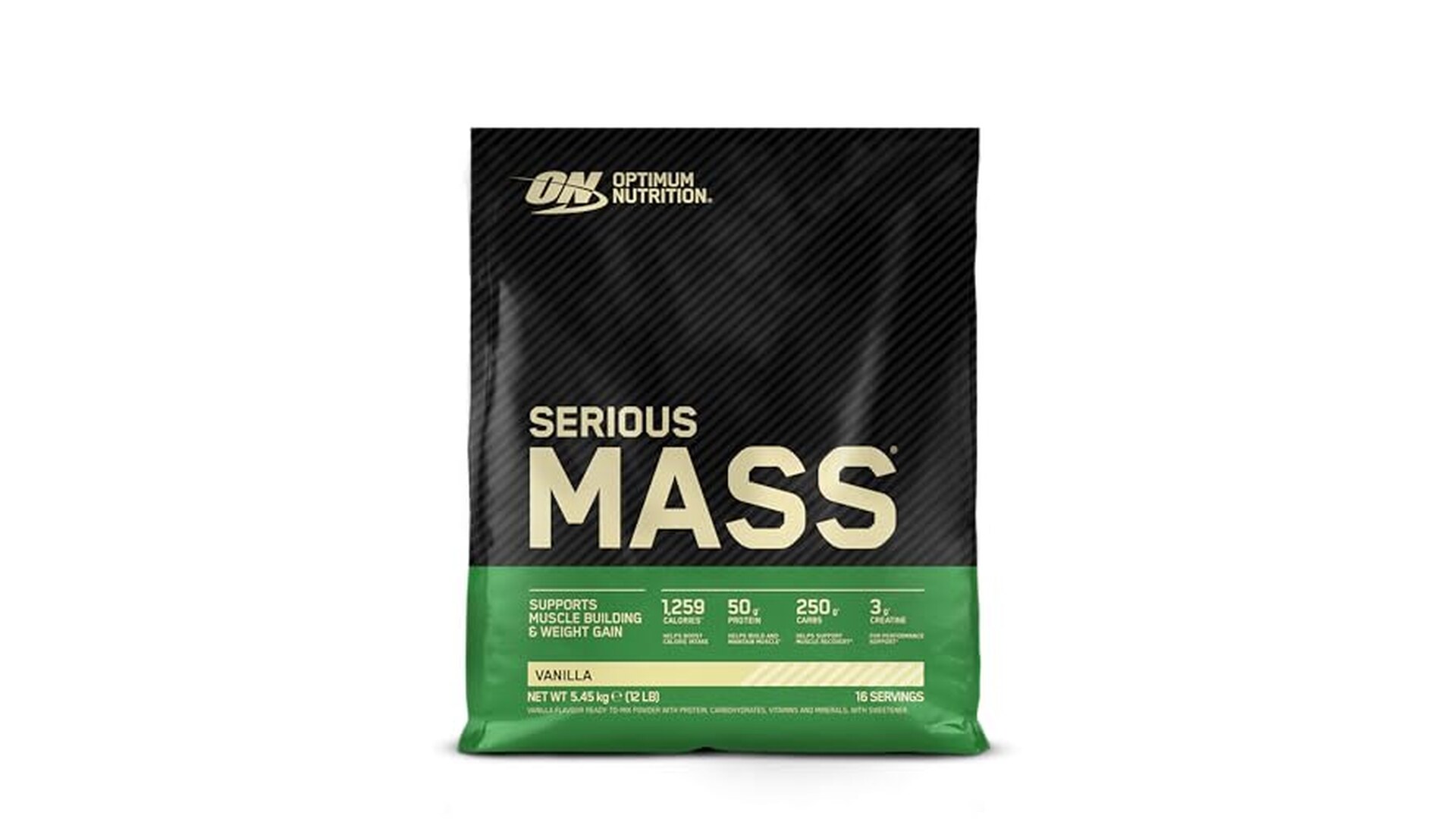 Optimum Nutrition Serious Mass Gainer Vaniglia 5.45kg