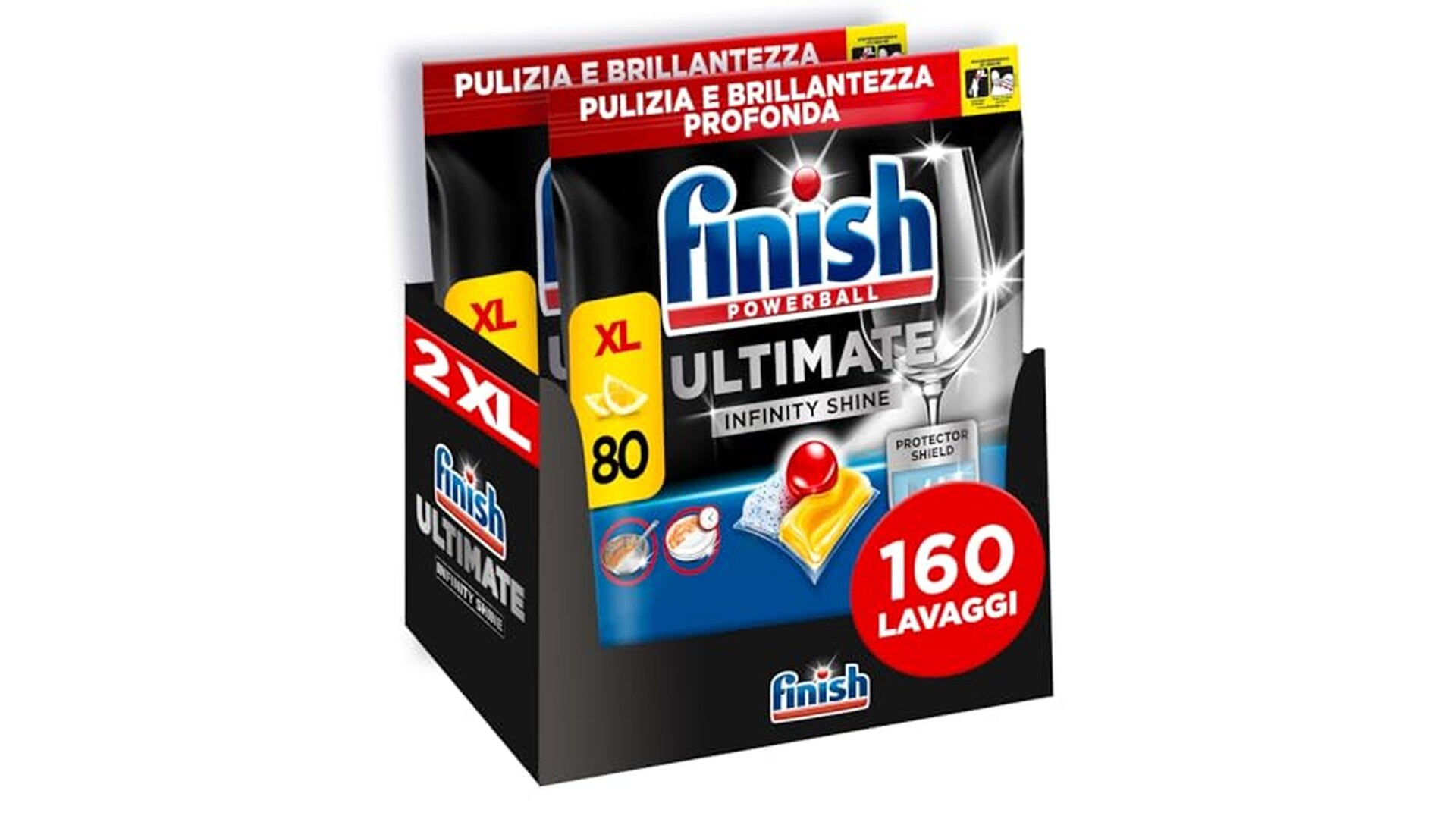 Finish Ultimate Infinity Shine Pastiglie Lavastoviglie